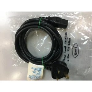 Cable Power cord Longwell plug 2.5m 13Amp