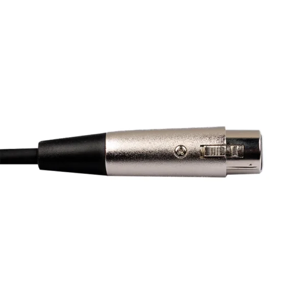 Alloy head double shielded 6mm turn  microphone cable mic cable