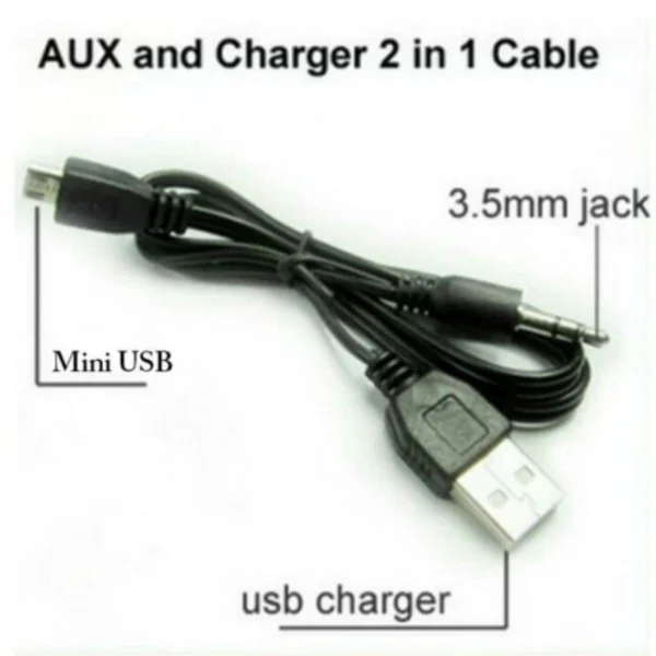 e3ee3247db1f1ee522b1f35a21bc32da.webp Speakers cables 2in1 mini usb cable with aux jack Micro USB cable with aux input