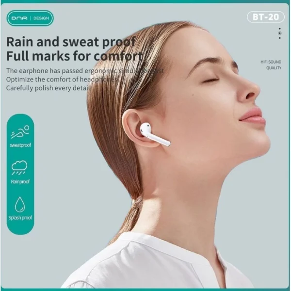 DNA design BT 20   Colorful  tws Bluetooth Earphone 5 0 inpods i12 Wireless Touch Control Earbuds TWS Stereo Headset