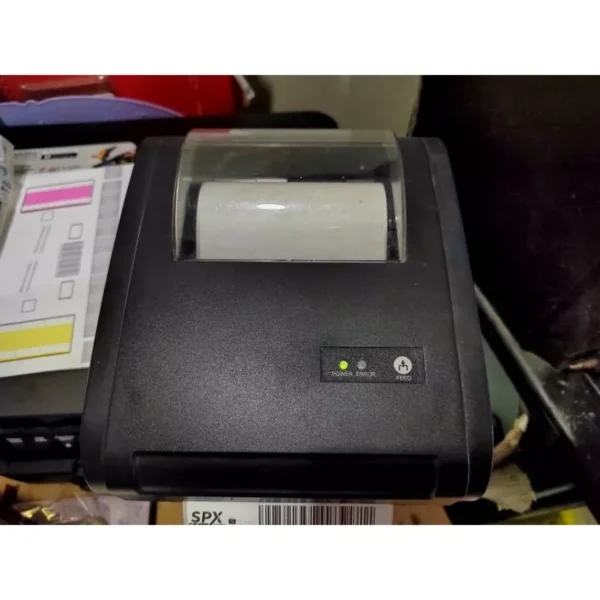POS 9210 L Bluetooth Barcode Thermal Label Printer with Power Adapter and USB Cable